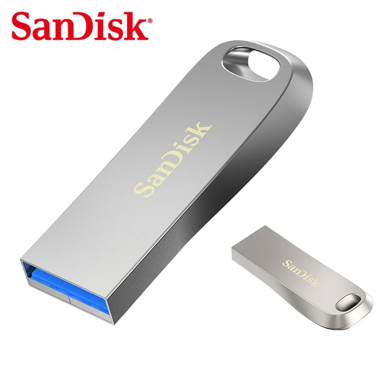Флеш-накопитель SanDisk 128 ГБ USB3.1 64 ГБ флеш-накопитель 32 Гб карта памяти 256 ГБ u-диск металлический USB ключ для ноутбука/планшета/телевизора/автомобиля/ПК 150 МБ/с./с