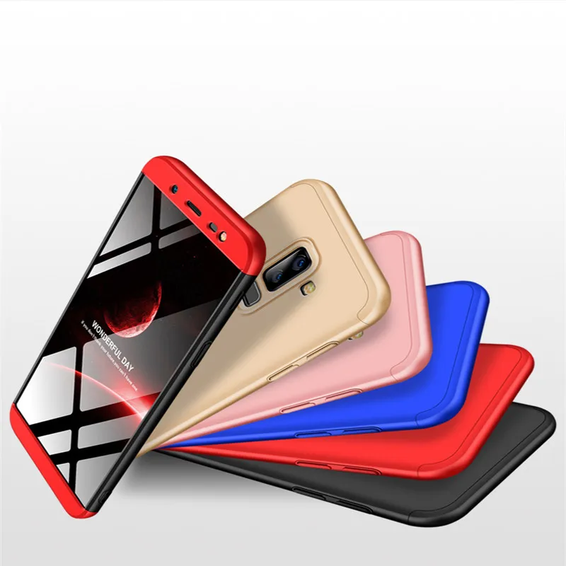 Для Samsung Galaxy J8 2018 чехол для телефона роскошный J810F J810 защитный Жесткий ПК полный