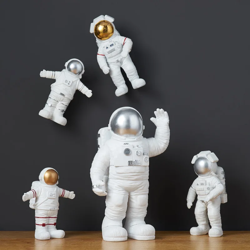 Скульптура космонавта из смолы статуя креативный держатель для телефона модель