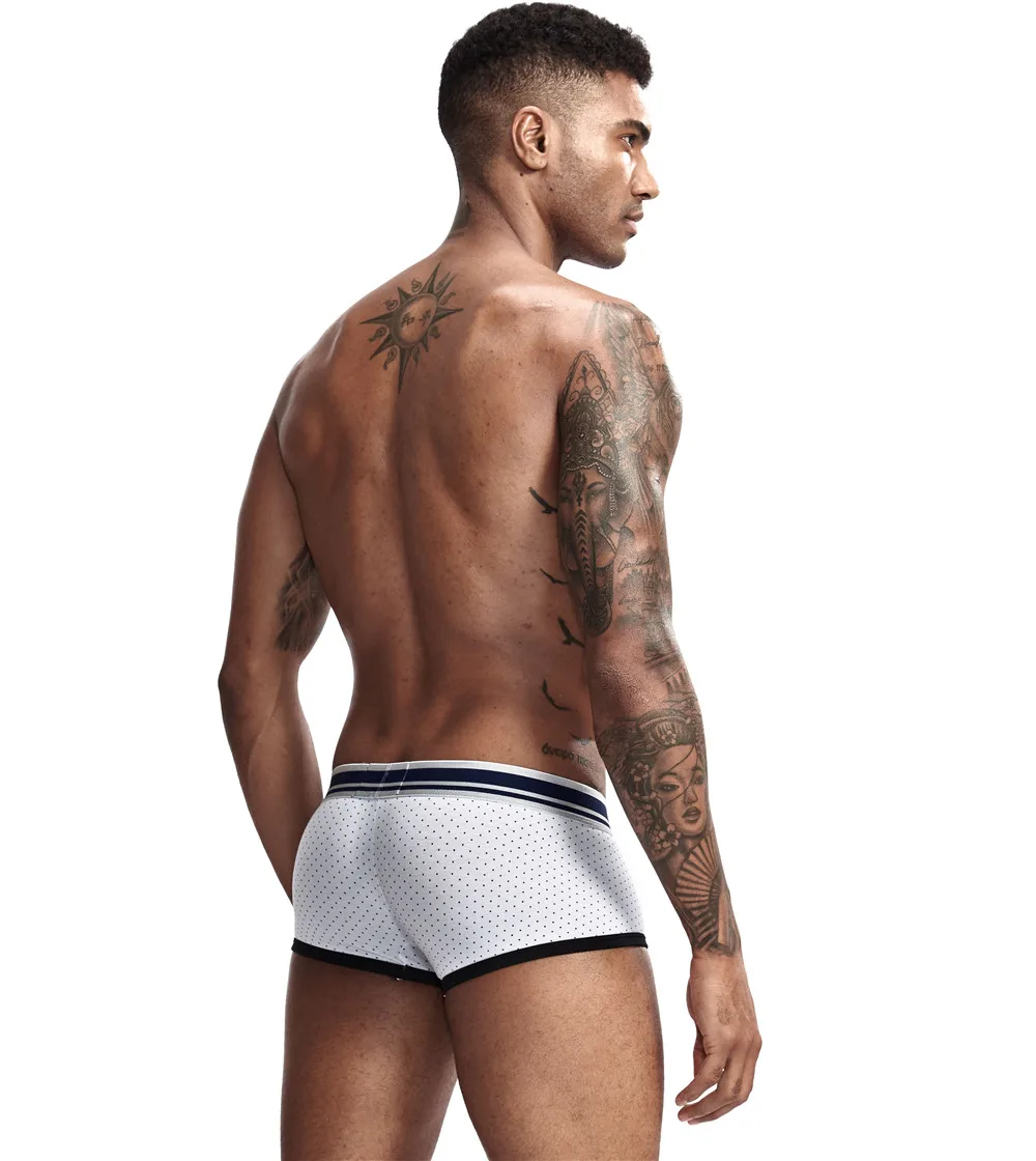 JOCKMAIL, Новое сексуальное нижнее белье для мужчин, милый мультяшный принт, мужские боксеры, удобные трусики, мягкие дышащие мужские трусы