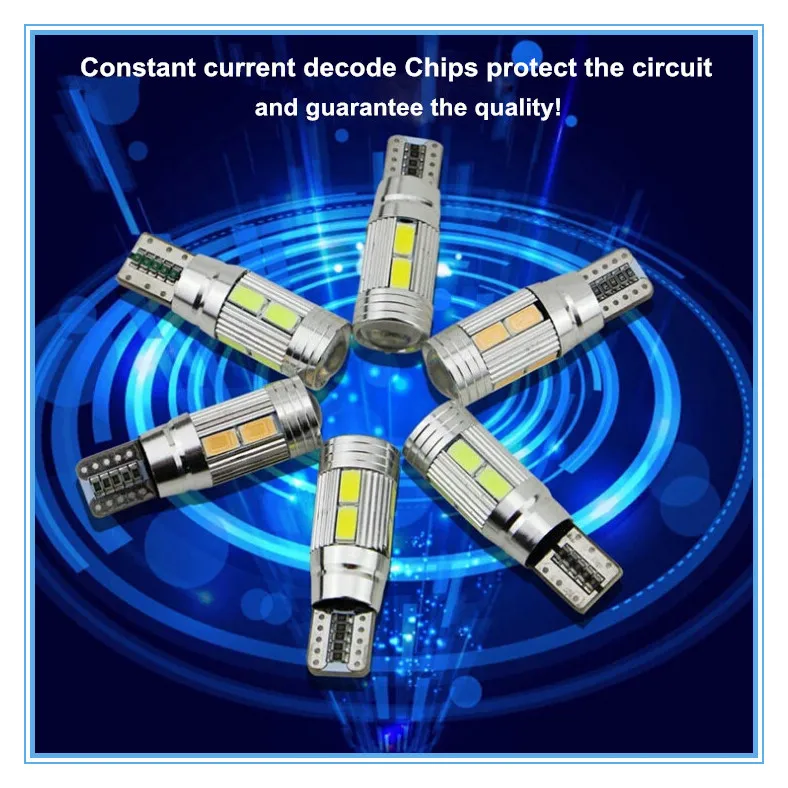 2 шт. canbus free T10 10 SMD5630 35 мм автомобильные декодирующие светодиодные лампы |