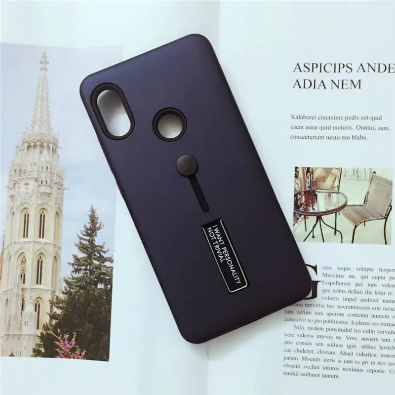 Чехол для XIAOMI MI 8 с подставкой гибридная броня Прочный чехол 6X/A2 присоска кольцо