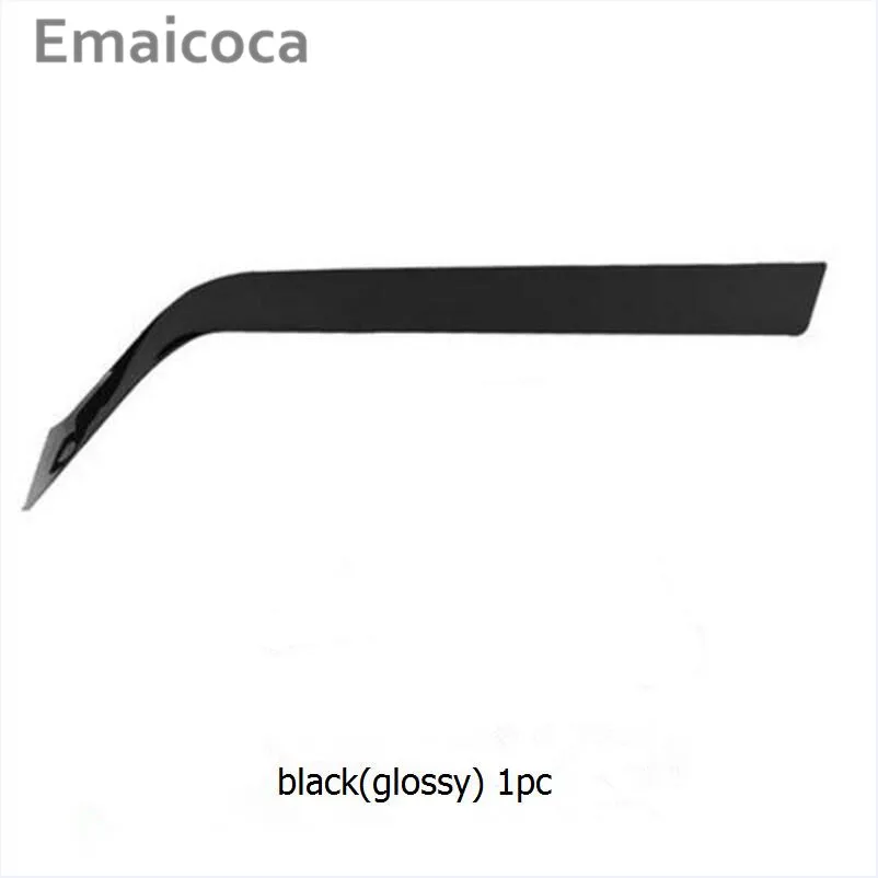 black glossy 1pc Авто-Стайлинг 2 шт./компл. авто-Стайлинг подсветки перчаточного ящика крышка наклейка чехол для Kia K2 РИО 2011- авто аксессуары - Название цвета: black glossy 1pc