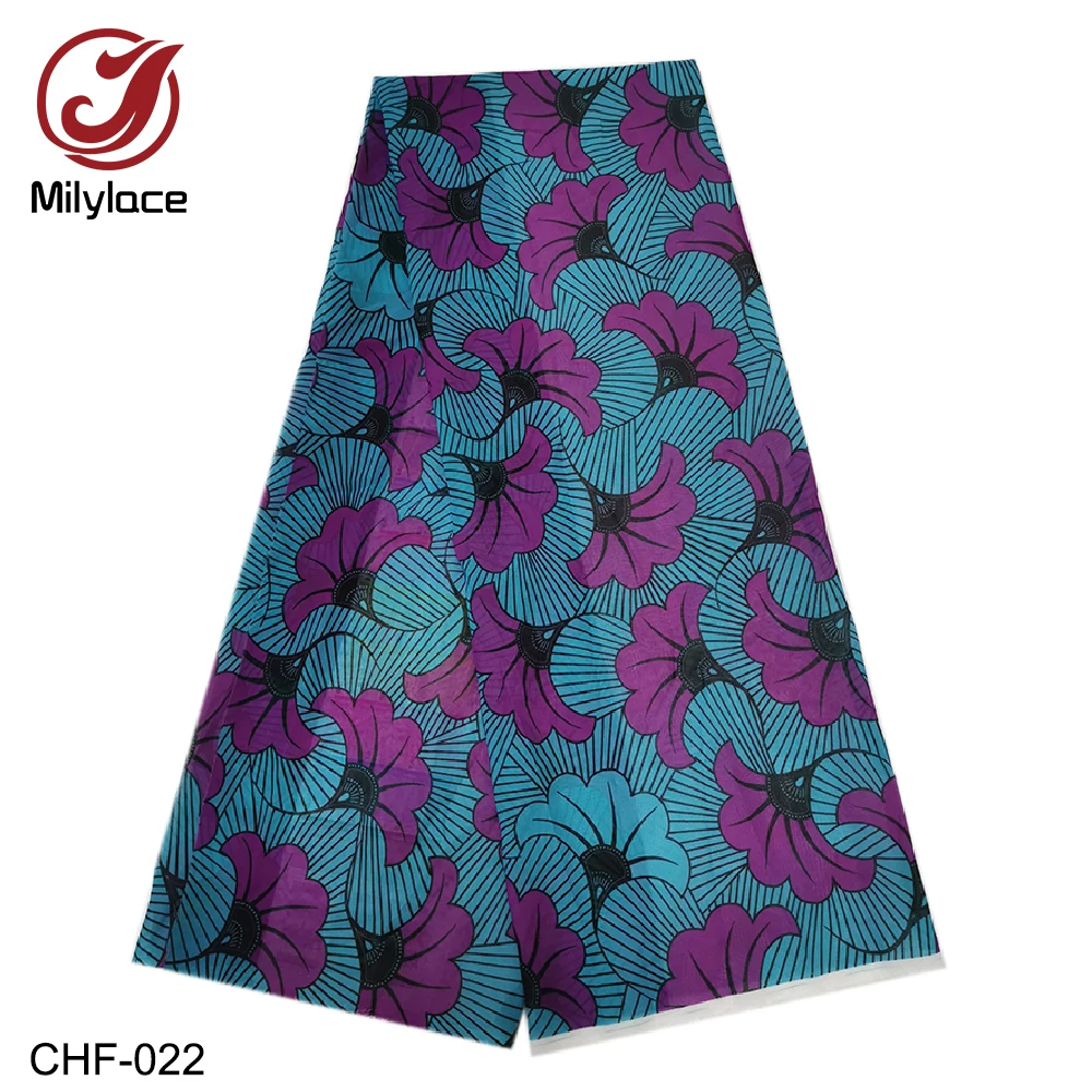 2019 африканская шифоновая ткань с цифровым восковым рисунком лидер продаж 5 ярдов