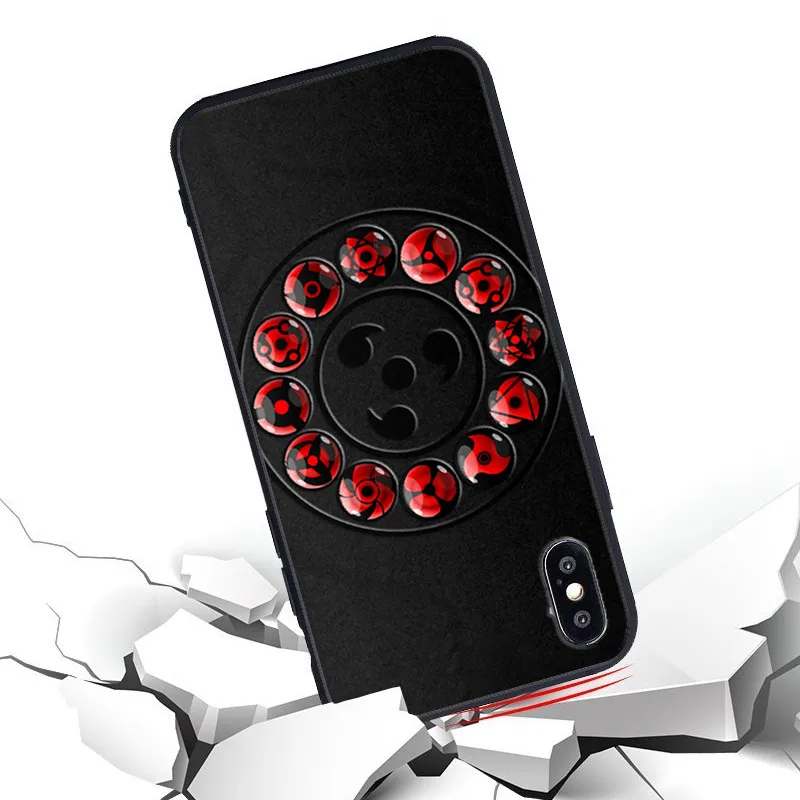 Чехол для iPhone 8 из аниме атака на Титанов чехол Naruto мягкий силиконовый телефона X 6