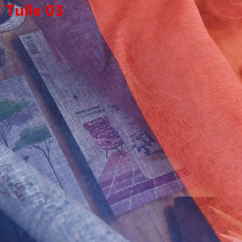 Tulle 03 Зеленая Штора для детской комнаты, спальни, Современная штора в скандинавскую полоску, английская Штора для гостиной, Затемненные занавески, прозрачные ткани X539#30 - Цвет: Tulle 03
