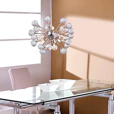 Светильник светодиодный Современный хрустальный с 6 лампами|lamp security|lamp aluminumlamp