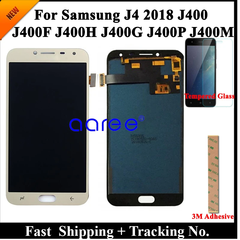 100% тест ЖК дисплей для Samsung J4 2018 J400 LCD J400F экран сенсорный дигитайзер сборка|Экраны