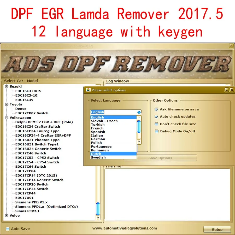 DPF EGR Lambda Remover 3,0,5 программное обеспечение с keygen с установкой видео