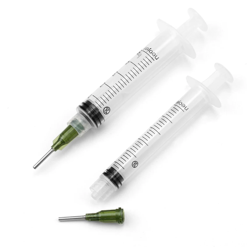 

Value Pack 3ml 5ml Oil Or Glue Applicator Syringe with 3 Size Precision Tip For Flatback Rhinestones & Hobby Crafts Accessories