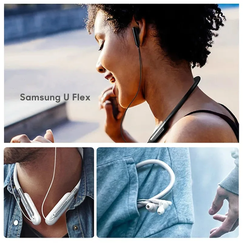Оригинальные беспроводные bluetooth наушники SAMSUNG EO-BG950 U Flex спортивные полувкладыши