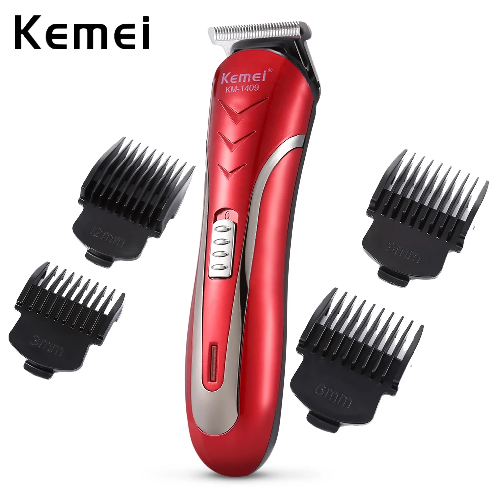 Kemei KM 1409 профессиональная электрическая машинка для стрижки волос триммер мужчин