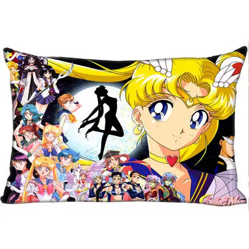 Best Custom Pillow Case Sailor_Moon(2)@ Bedroom Home Rectangle zipper Pillowcases(One Side)@181205-05-03-147 - Цвет: Pillowcase