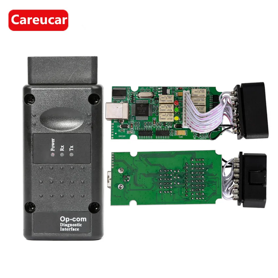 Opcom OP-Com прошивка V1.7 2010/ V Can OBD2 для OPEL с однослойной печатной платой