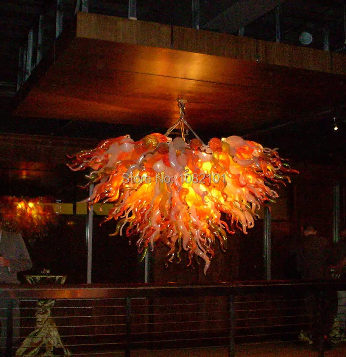 

Free Shipping AC LED Unique Style Murano Art Glass Crystal Chandeliers