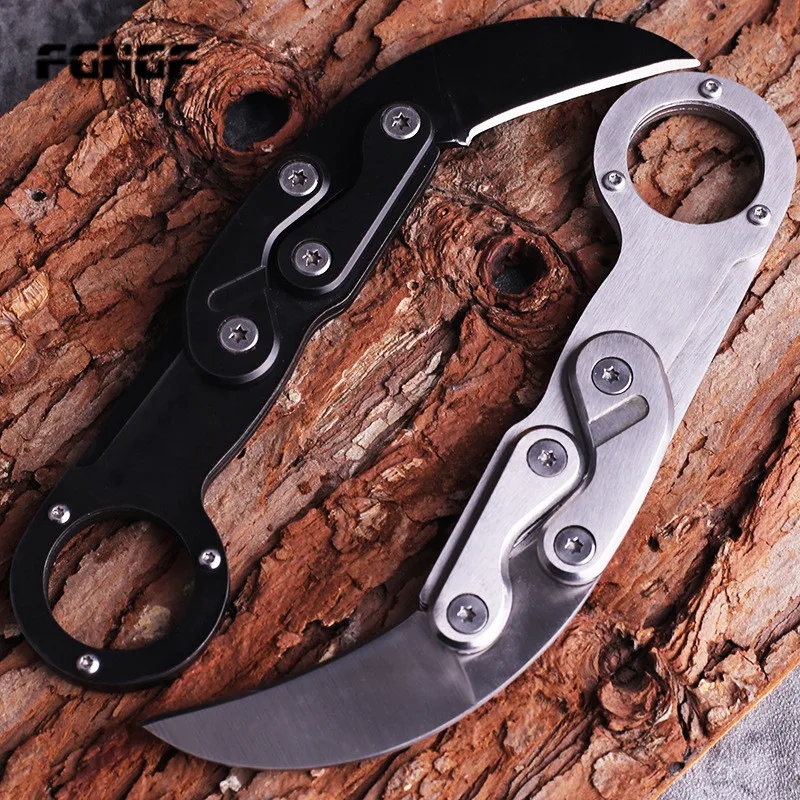 Hunting Knife CS GO Tactical Claw Neck Camp Hike Outdoor Self Defense Offensive Survival Tools | Инструменты