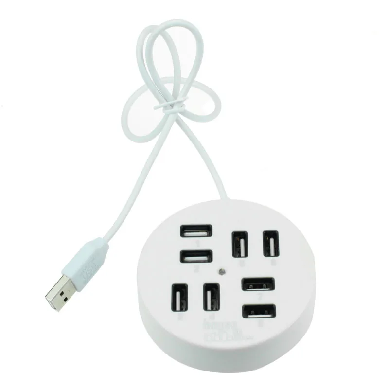 CARPRIE 8-портовый настольный USB-разветвитель 2 0 адаптер концентратора для ноутбука