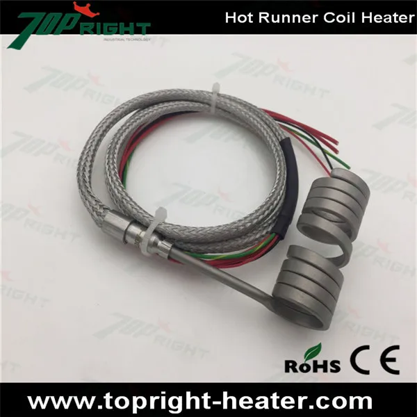 2 2x4 мм ID25x90mm 220v 500w горячий бегун Электрический нагреватель катушки|heater heater|heater