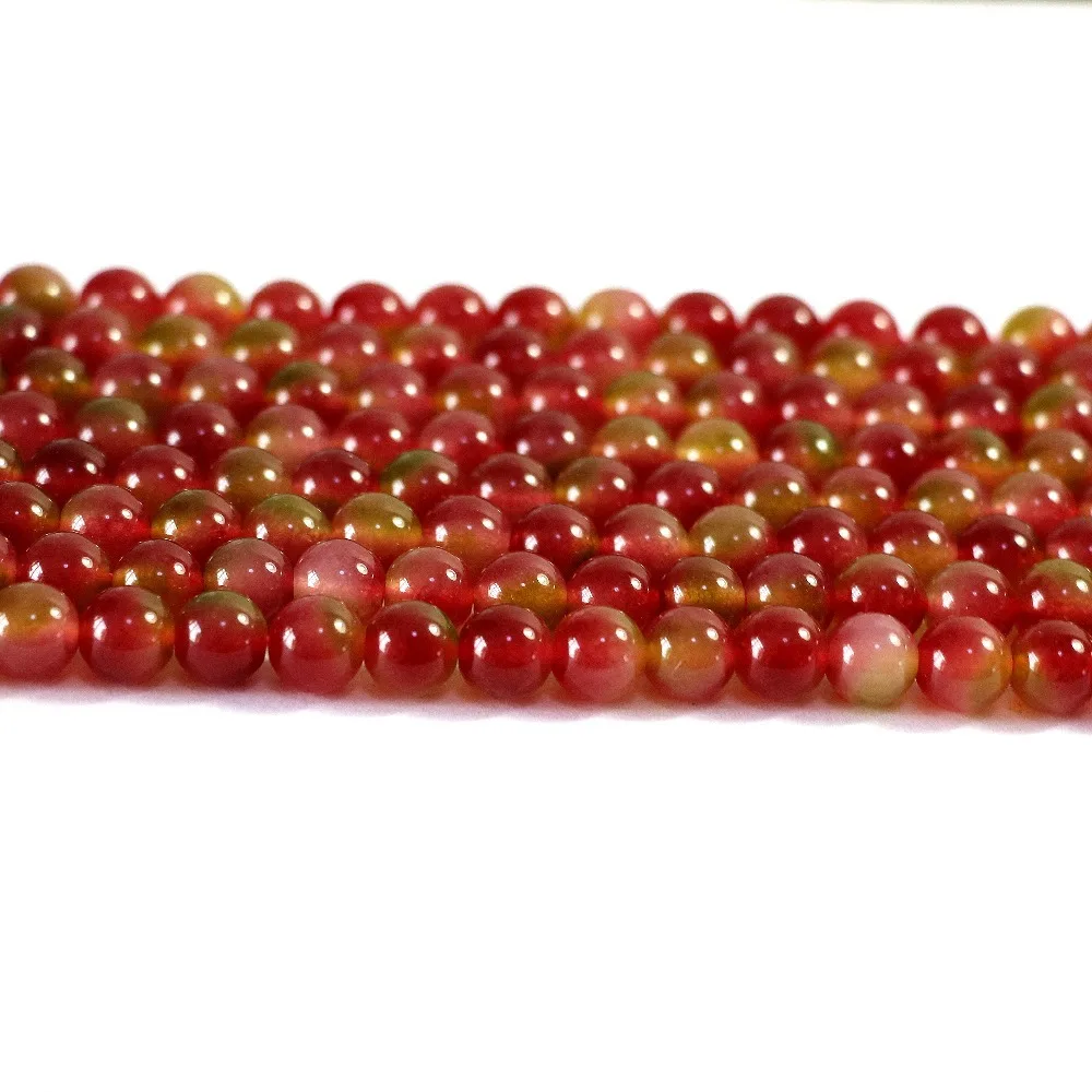 Free Shipping Natural Stone Tourmaline 4/6/8/10/12mm Round Loose Beads DIY Necklace/Bracelet Jewelry Making Lady Gift B32 | Украшения и