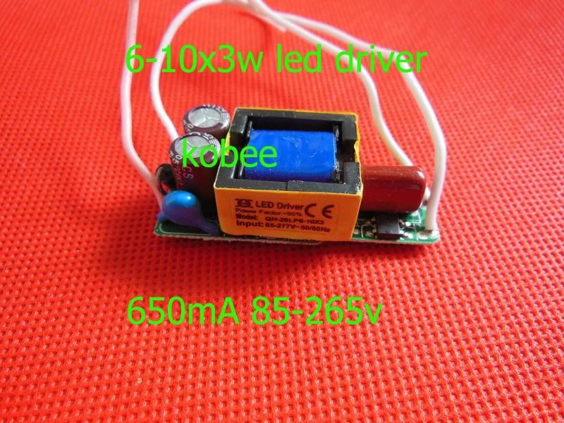 5 шт./лот 6-10x3W светодиодный Внутренний драйвер для лампы Biuld-in или DIY AC 85-265V 50/60Hz вход