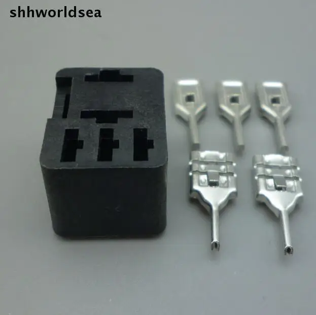 5 шт./партия шт. клеммы 6 3 мм|auto relay holder|relay holder5 pin socket |