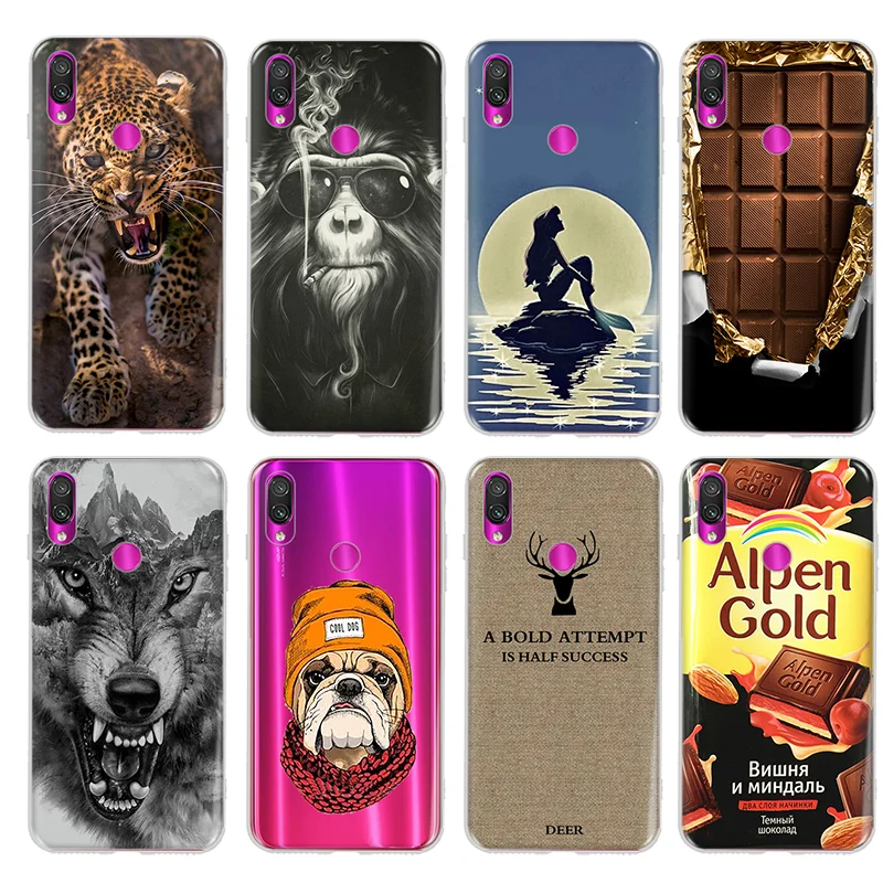 Cases for Xiaomi Redmi Note 7 Pro 7Pro Phone case Painted Pattern Cover For Hongmi Coque Fundas |