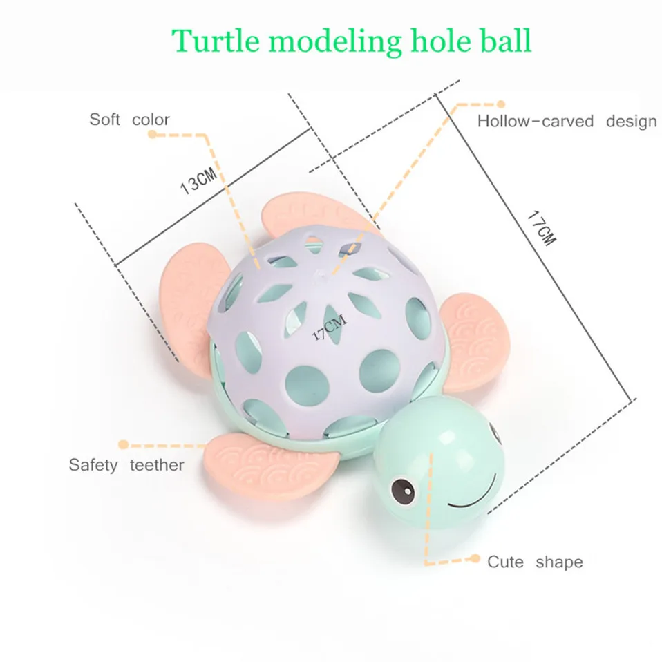 toys for baby 0-12 month plastic Animal model toy toddler boy teether rattle crib mobile frog toys for children sensory toys