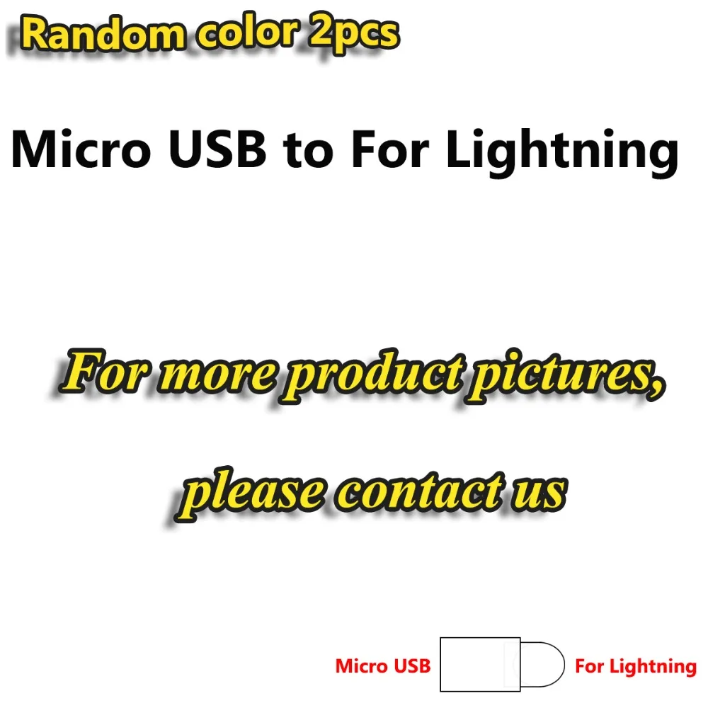Переходник JCD с USB C на Micro 2 шт. переходник 3 0 для iphone X 8 7 6 5 Huawei p10 p9 OTG|Переходники и