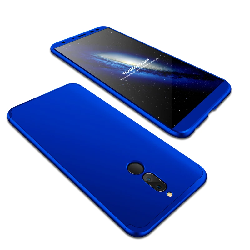 Full Blue 360 Полное покрытие чехол для Xiaomi mi макс 3 играть 8 Lite 9 Se mi x 2s Red mi Note 7 8 Pro 8A 7A 6A S2 K20 A1 A2 mi A3 9T чехол s бампер - Цвет: Full Blue