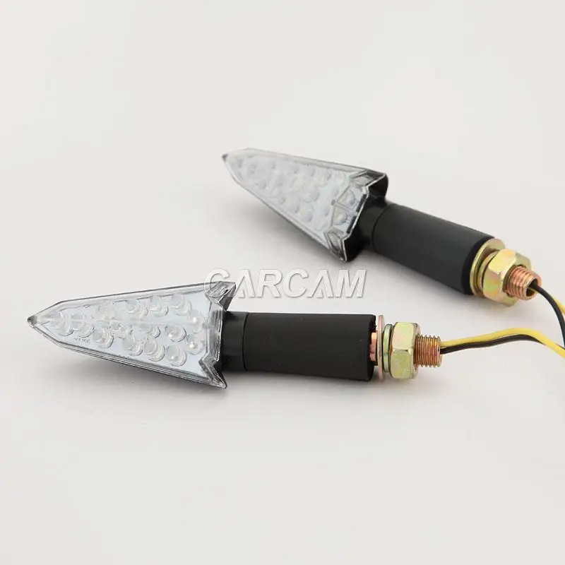 Поворотники для мотоцикла 15 светодиодов Triumph Suzuki Victory Kawasaki Yamaha Ducati BMW Honda Harley Davidson