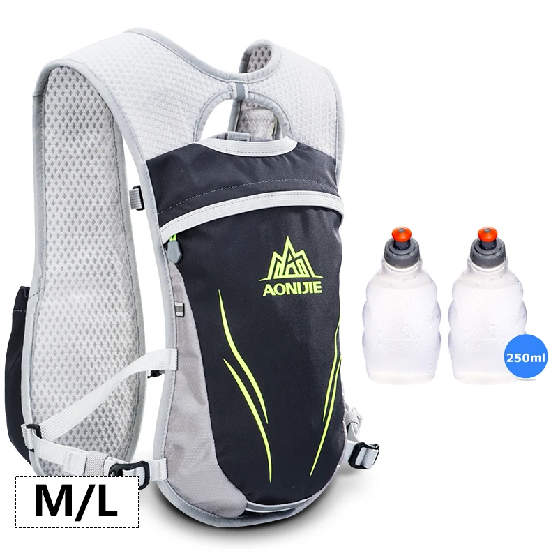E885 Set E AONIJIE E885 гидратация рюкзак сумка Жилет Жгут для 1.5L водный Пузырь походный Кемпинг бег марафон гонки спорт 5.5L - Цвет: E885 Set E