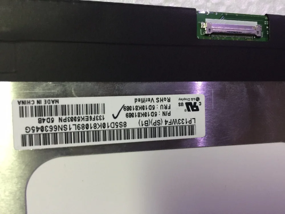 SANITER применяются к IdeaPad 710S 13ISK ЖК дисплей экран LQ133M1JW15 E NV133FHM N52 N6A LP133WF4 SPB1 A1 B133HAN05.5.