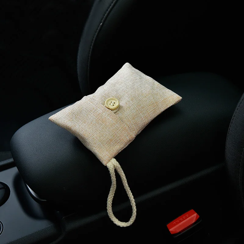 1Pc Union Jack Style Car Bamboo Charcoal Activated Carbon Air Freshener Odor Deodorant Bag For Mini Cooper JCW One S Styling | Автомобили