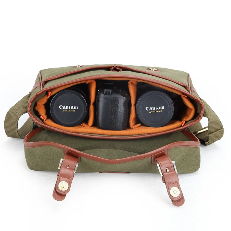 

Camera Bags Shockproof Waterproof DSLR SLR Camera Messenger Bag Case for Canon Nikon Sony Panasonic Olympus and Lens