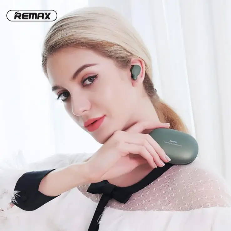 Remax TWS-3 Wireless Headset Bluetooth Earpieces Earbuds Twins Earphone with Charging Box Earphones 2000mAh Power Bank for Phone |