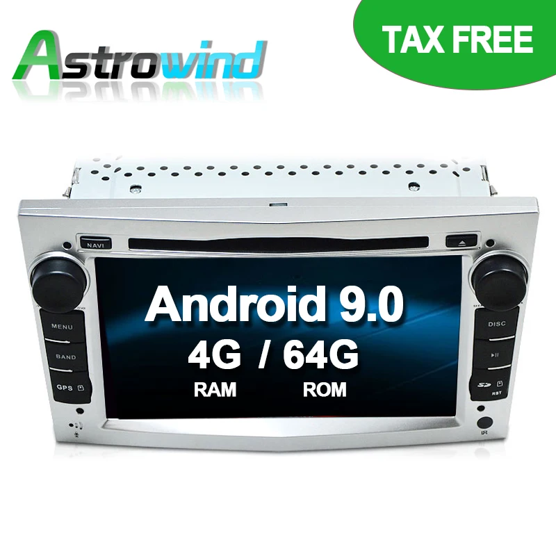 

64G ROM Android 9.0 Car GPS Navigation System DVD Player Radio For Vauxhall Opel Astra H G J Vectra Antara Zafira Corsa DAB+ DVR