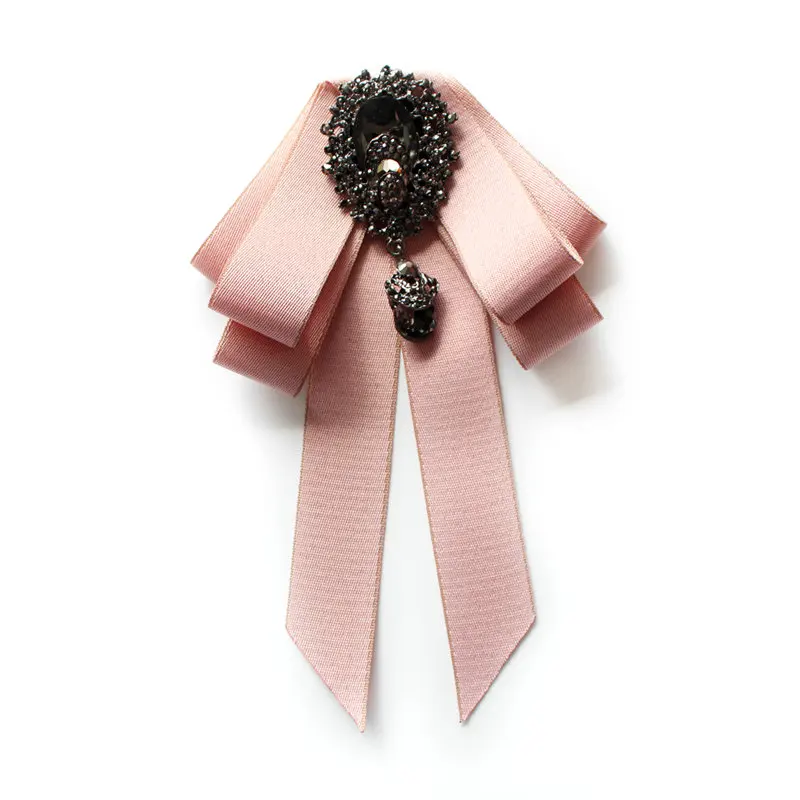 Handmade Bowtie Официальная Мужская Свадебная рубашка с воротником и галстуком-бабочкой броши на булавке бабочка эластичная лента Стразы Хрустальная ленточка с бантиками - Цвет: Handmade Bowtie