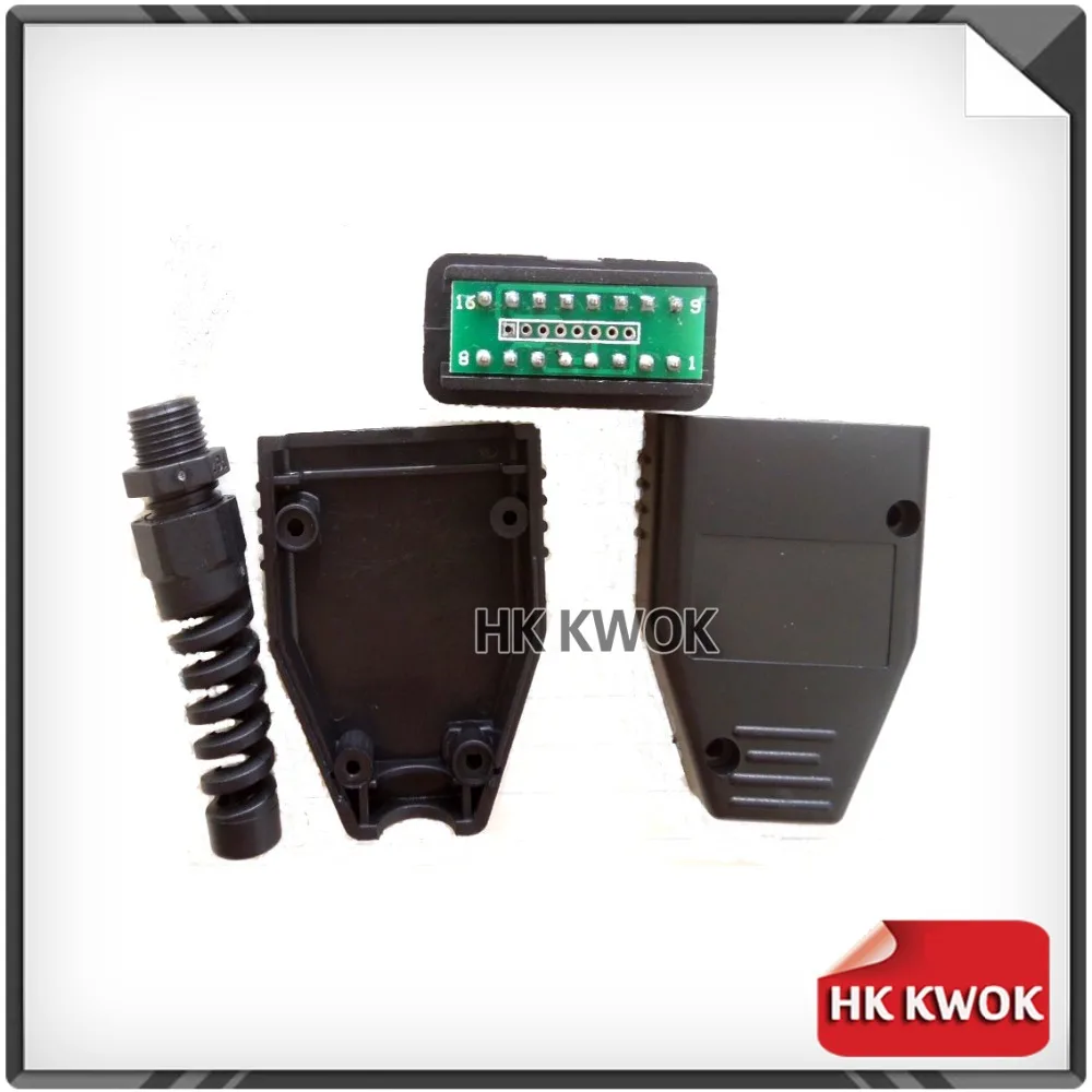 10 шт./лот OBD OBD2 OBDII EOBD JOB ODB 2 ODBII EOBD2 OBD11 J1962 штекер адаптера проводки Бесплатная