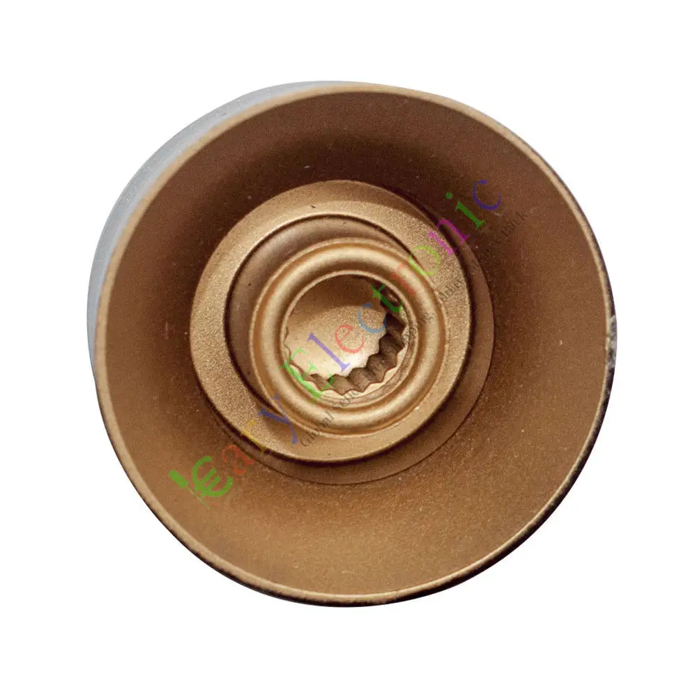 Оптовая и розничная продажа, 10 шт., 25 мм, верхняя педаль, накидка, коричневая ручка, стандартная громкость, тональный звук, детали, бесплатная доставка