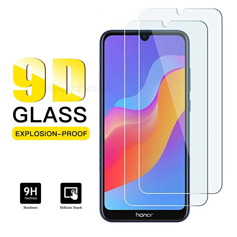 2 шт. закаленное стекло для Honor 8a защитная пленка экрана телефона Защитное Huawei Honer