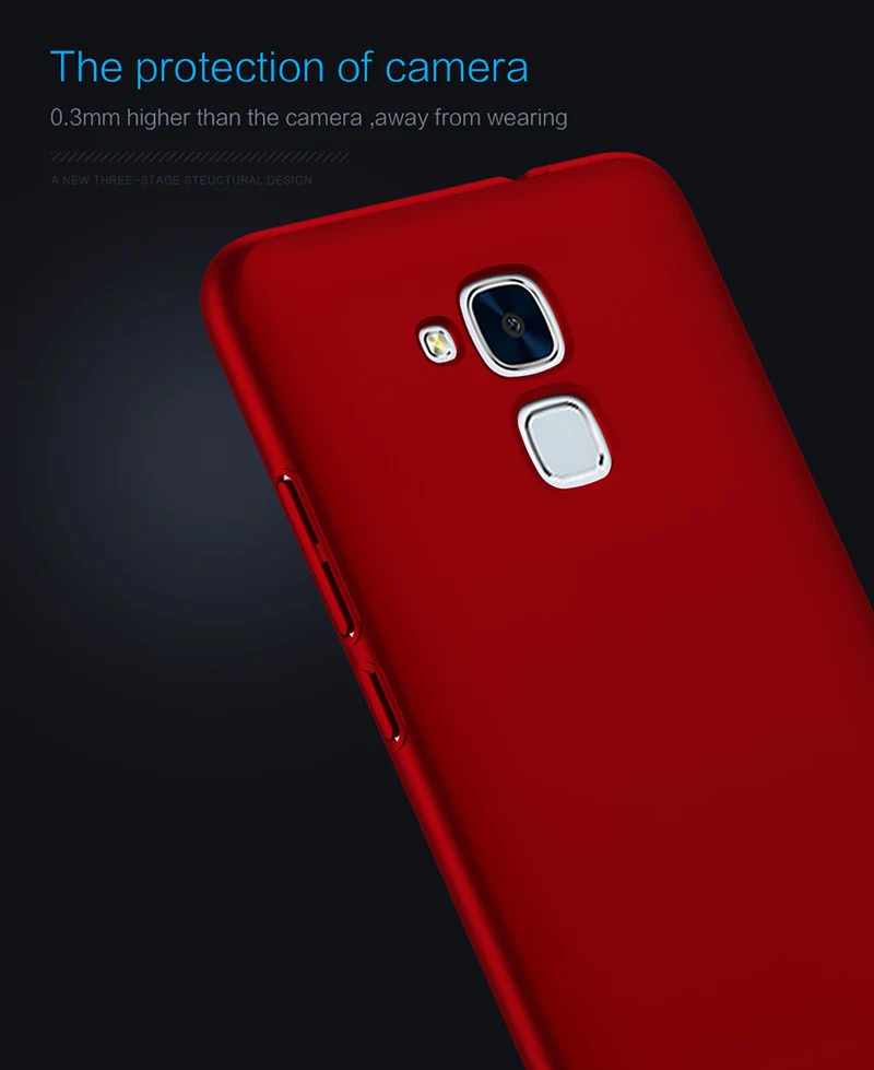 WolfRule для крышки huawei Honor 5C чехол Ультратонкий Гладкий PC чехол для телефона для huawei Honor 5C Чехол для Honor 7 Lite GT3 5,2''