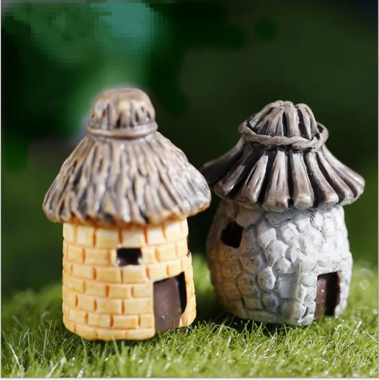 Бесплатная доставка полимер для пляжного дома маленький дом микроландшафт 3d