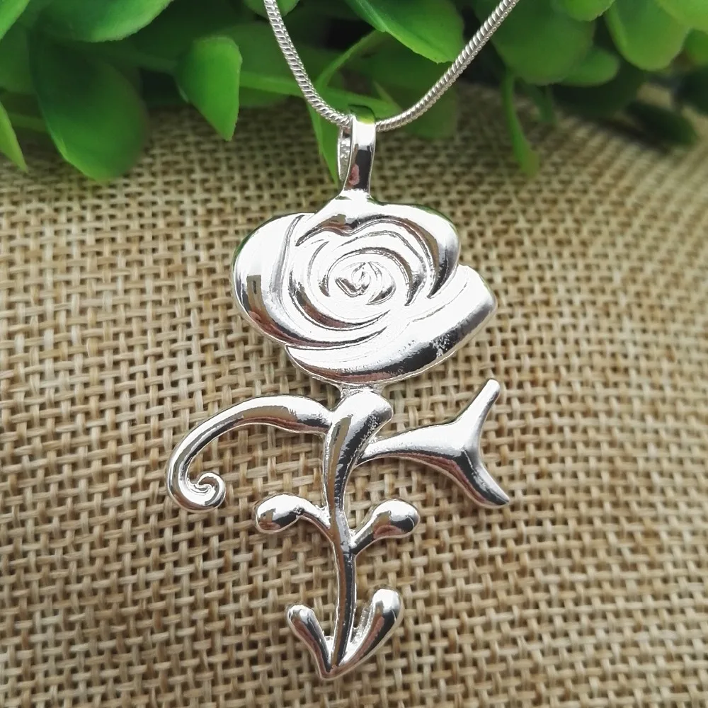 Сверхредкое ожерелье с символом розы принца отличный подарок для любого фаната