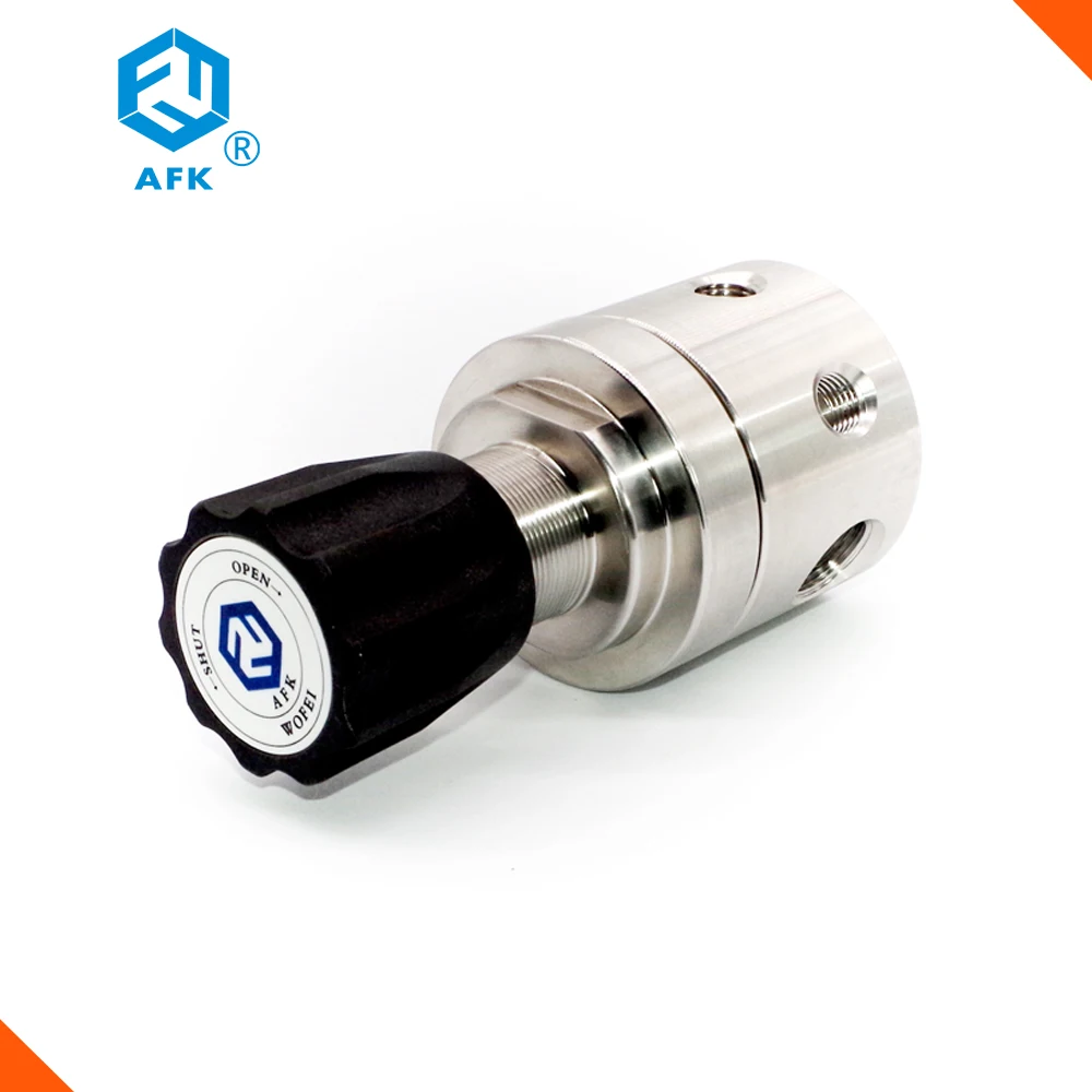 

High pressure gas pressure reducer Stainless steel 316L 3/4" NPT Female Diaphragm co2 pressure regulator no gauge