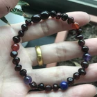 Yoowei пользовательский Балтийский браслет, ожерелье для прорезывания зубов, подарок, агат, аметист, лазурит, Натуральный Янтарный ювелирный камень, оптовая продажа