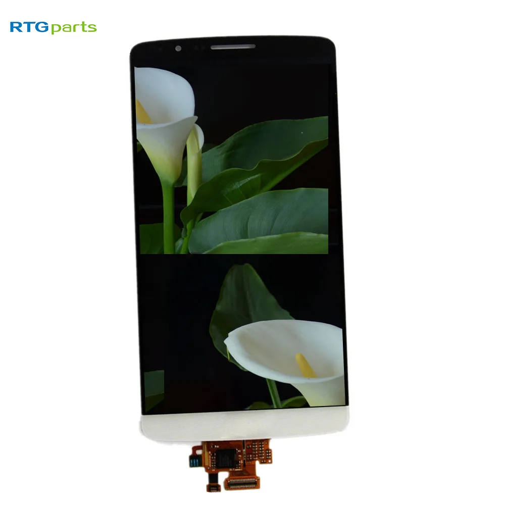 RTGparts LCD кодирующий преобразователь сенсорного экрана в сборе для LG G3 D852 VS985|Экраны