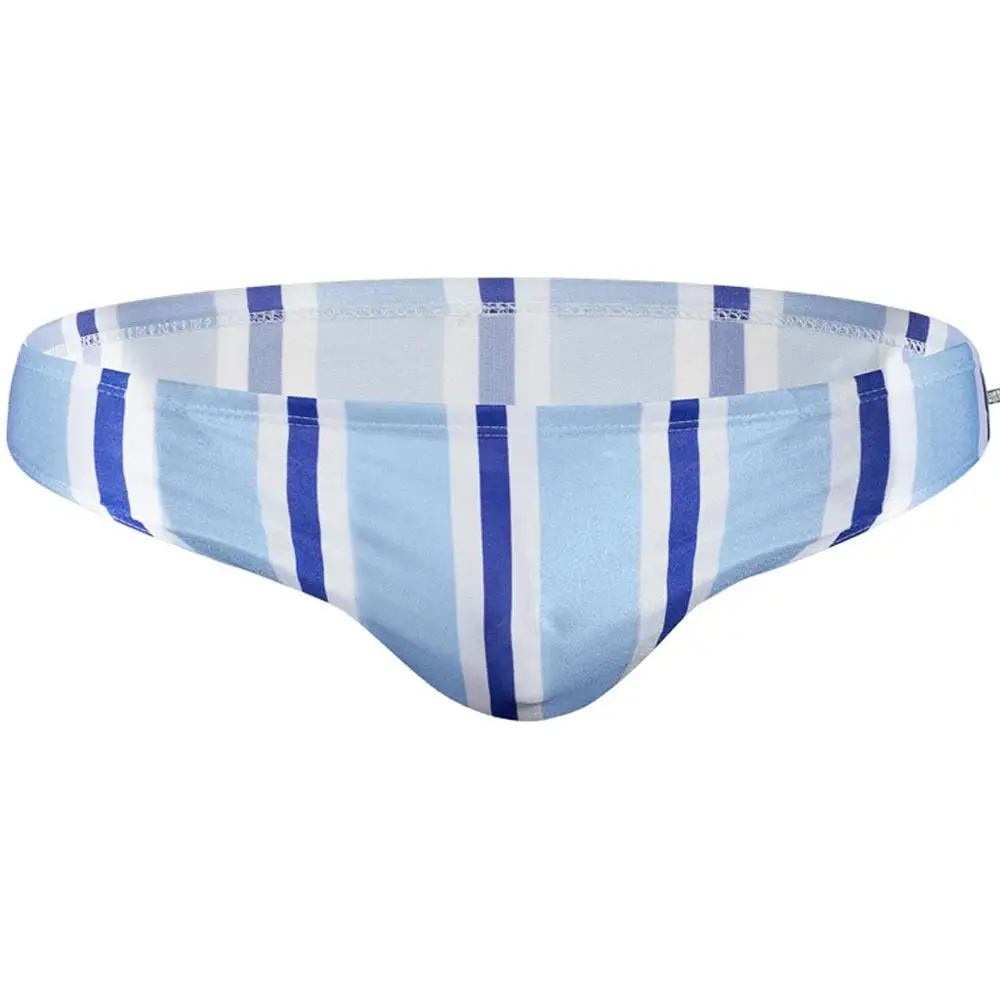 Light Blue Модные, сексуальные, мужские, дышащие, удобные, с карманами, трусы, пляжные, в полоску, для бега, для плавания, нижнее белье, maillot de bain# YL5 - Цвет: Light Blue