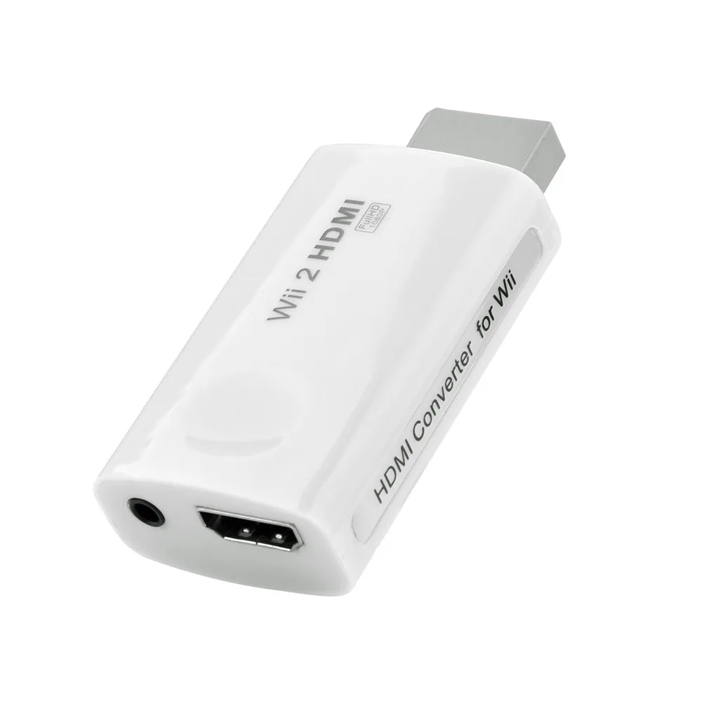 Full HD HDMI 1080P конвертер адаптер с 3 5 мм аудиовыход для Wii 2 4 3|Картридеры| |