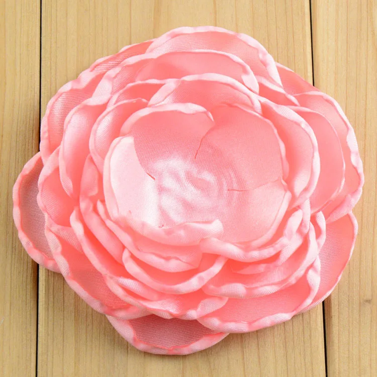 Детские волосы в цветочек 24 шт./лот 3 94 дюйма летняя ткань 7 слоёв повязка на голову