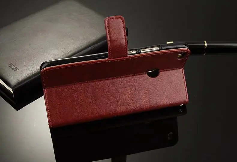 Кожаный чехол-бумажник с подставкой для Xiaomi Mi Mix 2 чехол-книжка Mix/Mi Note 3/Redmi 4X 5A/Mi Max